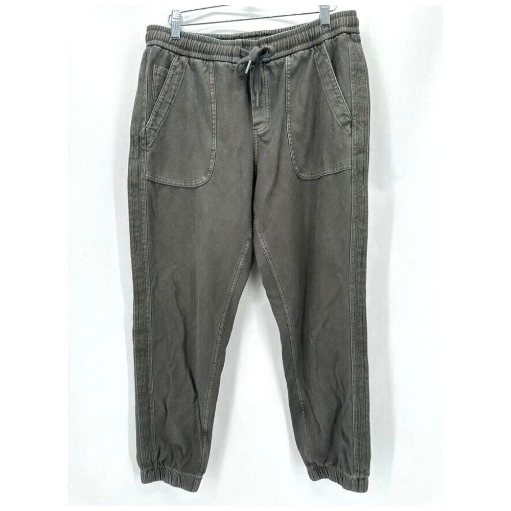 Athleta Womens 8  Farallon Jogger Cypress Green Sweats Knit High Rise Stretch